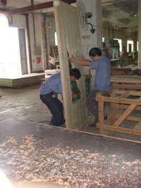 Production line for fire-rated timber door 4